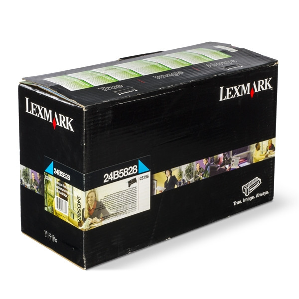 Lexmark 24B5828  toner cyan (d'origine) 037386 - 1