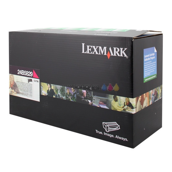 Lexmark 24B5829 toner magenta (d'origine) 037388 - 1