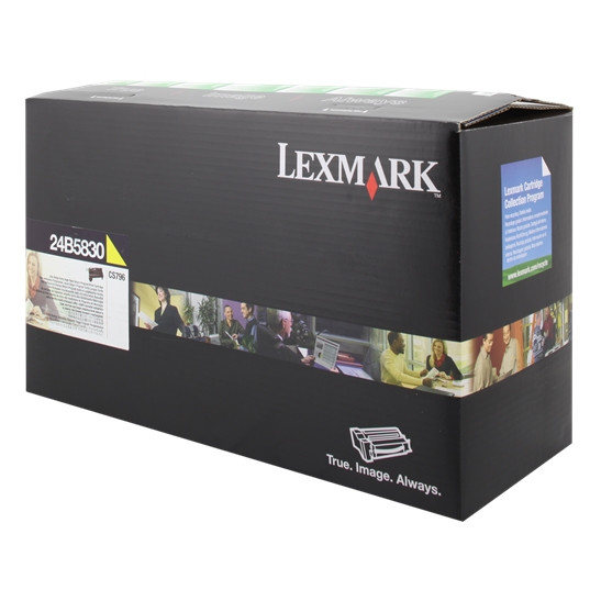 Lexmark 24B5830 toner jaune (d'origine) 037390 - 1