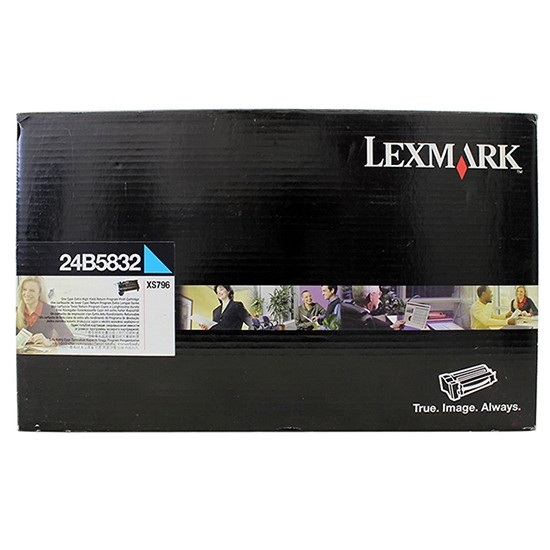 Lexmark 24B5832 toner cyan (d'origine) 037408 - 1