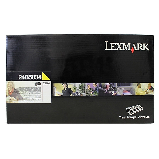 Lexmark 24B5834 toner jaune (d'origine) 037412 - 1