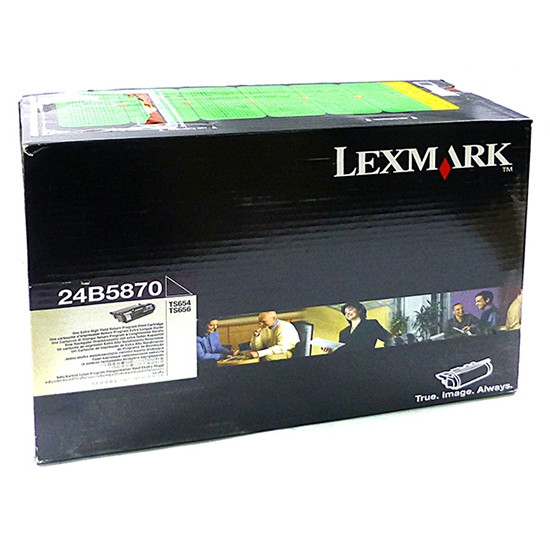 Lexmark 24B5870 toner noir (d'origine) 037394 - 1