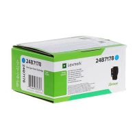 Lexmark 24B7178 toner cyan (d'origine) 037926