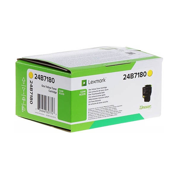 Lexmark 24B7180 toner jaune (d'origine) 037930 - 1