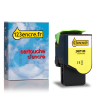 Lexmark 24B7180 toner (marque 123encre) - jaune 037931 - 1