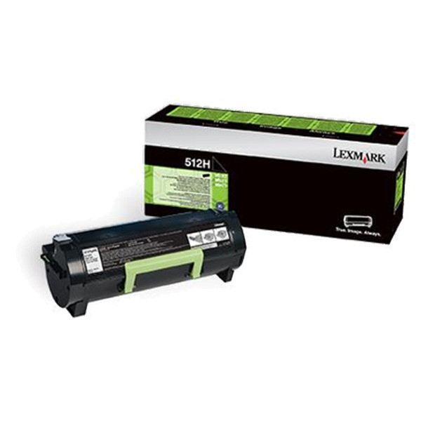 Lexmark 512H (51F2H00) toner haute capacité (d'origine) - noir 037548 - 1