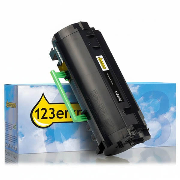 Lexmark 51B2000 toner (marque 123encre) - noir 037729 - 1