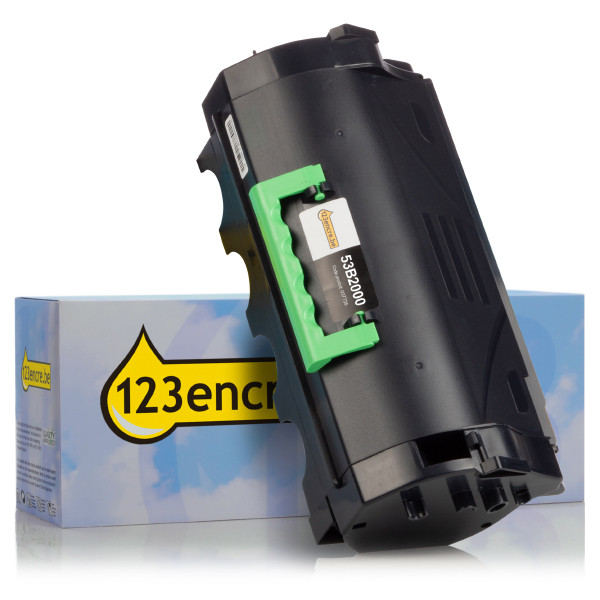 Lexmark 53B2000 toner (marque 123encre) - noir 037735 - 1