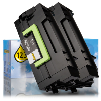 Lexmark 58D2H00 toner haute capacité pack double (marque 123encre) - noir 037855