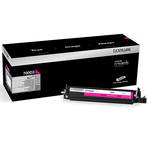 Lexmark 700D3 (70C0D30) développeur magenta (d'origine) 903124 - 1
