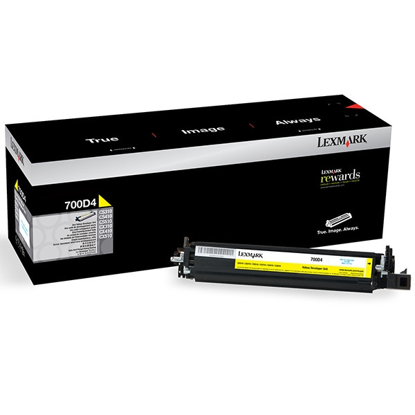 Lexmark 700D4 (70C0D40) développeur jaune (d'origine) 037268 - 1
