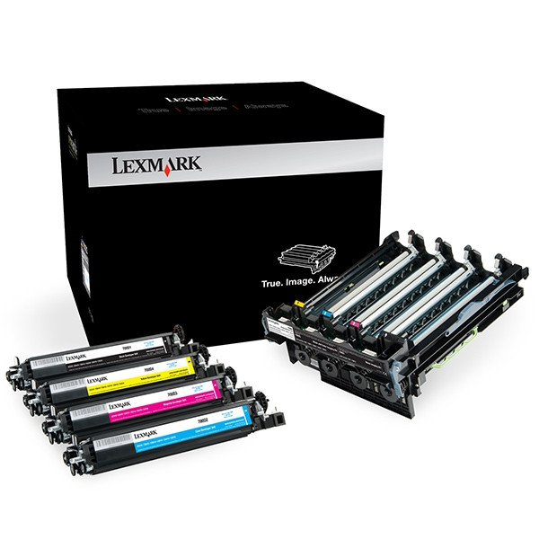 Lexmark 700Z5 (70C0Z50) kit d'imagerie noir/couleur (d'origine) 037272 - 1