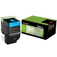 Lexmark 702C (70C20C0) toner (d'origine) - cyan 037240
