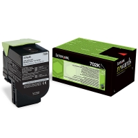 Lexmark 702K (70C20K0) toner (d'origine) - noir 037238