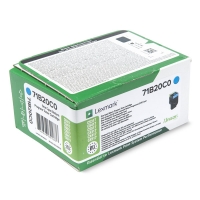 Lexmark 71B20C0 toner (d'origine) - cyan 037742