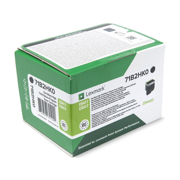 Lexmark 71B2HK0 toner haute capacité (d'origine) - noir 037748 - 1
