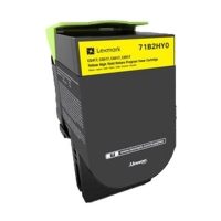Lexmark 71B2HY0 toner haute capacité (d'origine) - jaune 037754
