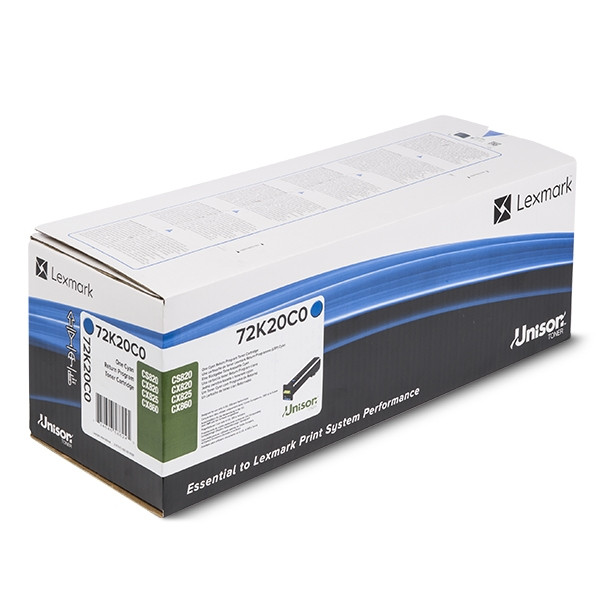 Lexmark 72K20C0 toner (d'origine) - cyan 037632 - 1