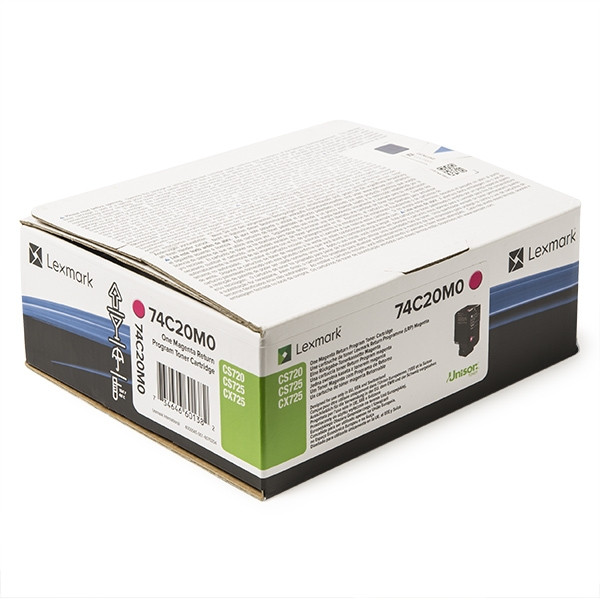 Lexmark 74C20M0 toner (d'origine) - magenta 037608 - 1