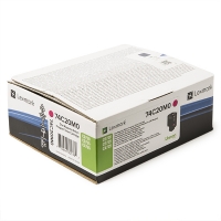Lexmark 74C20M0 toner (d'origine) - magenta 037608