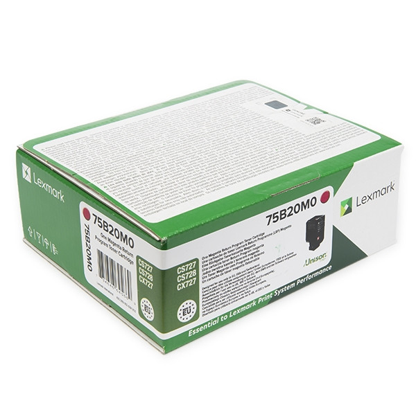 Lexmark 75B20M0 toner magenta (d'origine) 037762 - 1