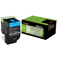 Lexmark 802XC (80C2XC0) toner extra haute capacité (d'origine) - cyan 037302
