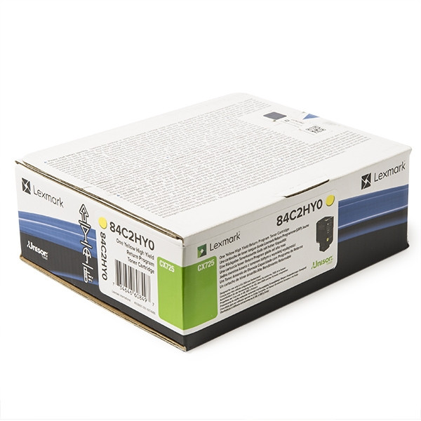 Lexmark 84C2HY0 toner extra haute capacité (d'origine) - jaune 037628 - 1