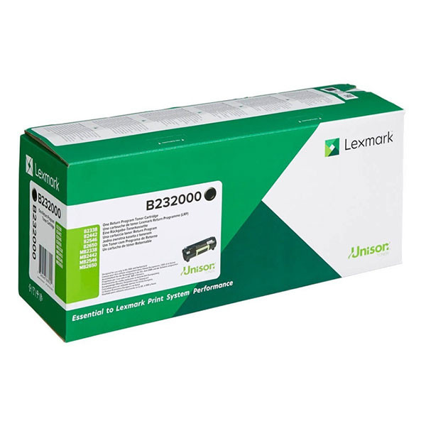 Lexmark B232000 toner (d'origine) - noir 037910 - 1