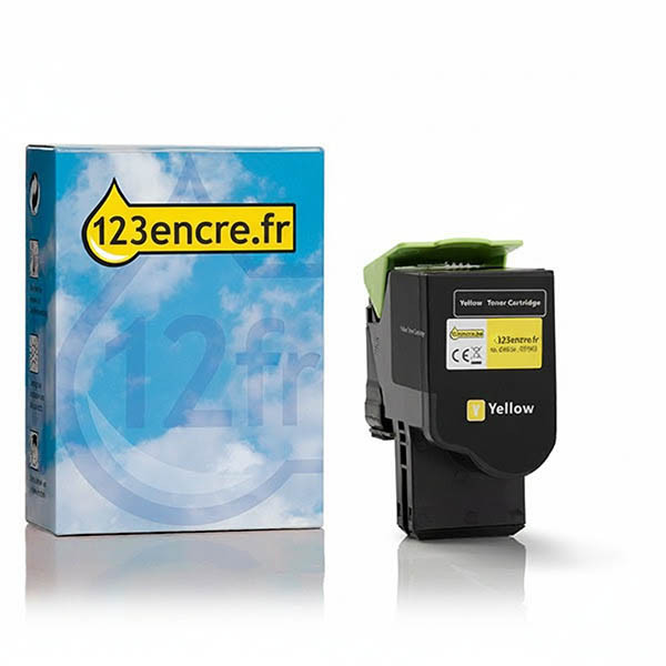 Lexmark C242XY0 toner extra haute capacité (marque 123encre) - jaune 037963 - 1