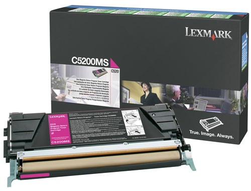 Lexmark C5200MS toner (d'origine) - magenta 034945 - 1