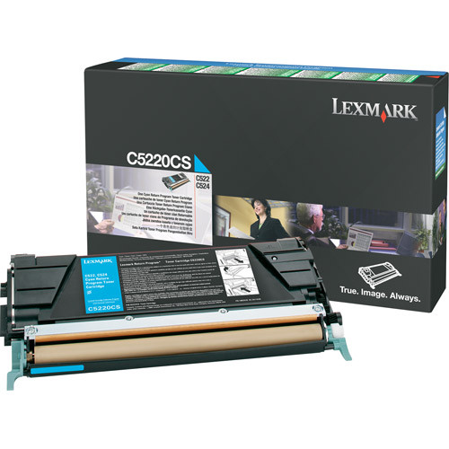 Lexmark C5220CS toner (d'origine) - cyan 034665 - 1