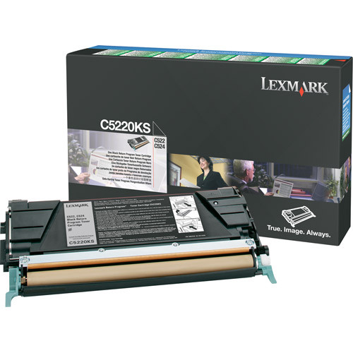 Lexmark C5220KS toner (d'origine) - noir 034660 - 1