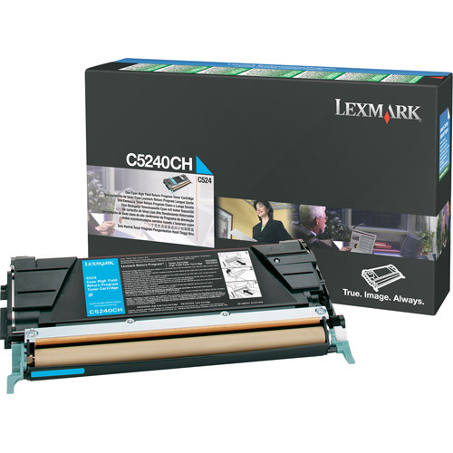 Lexmark C5240CH toner haute capacité (d'origine) - cyan 034690 - 1