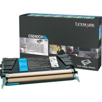 Lexmark C5240CH toner haute capacité (d'origine) - cyan 034690