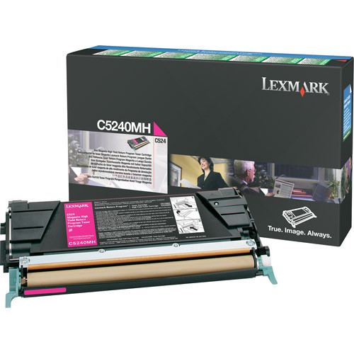 Lexmark C5240MH toner haute capacité (d'origine) - magenta 034695 - 1