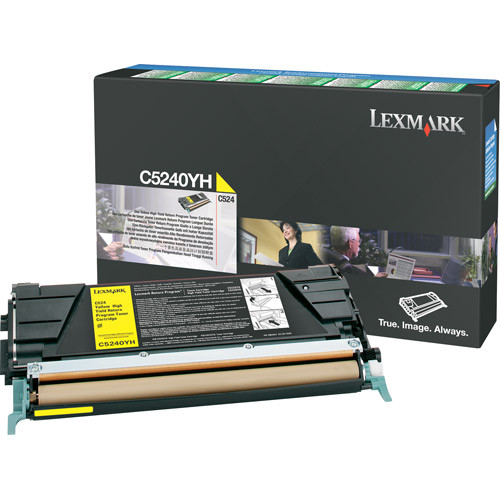 Lexmark C5240YH toner haute capacité (d'origine) - jaune 034700 - 1