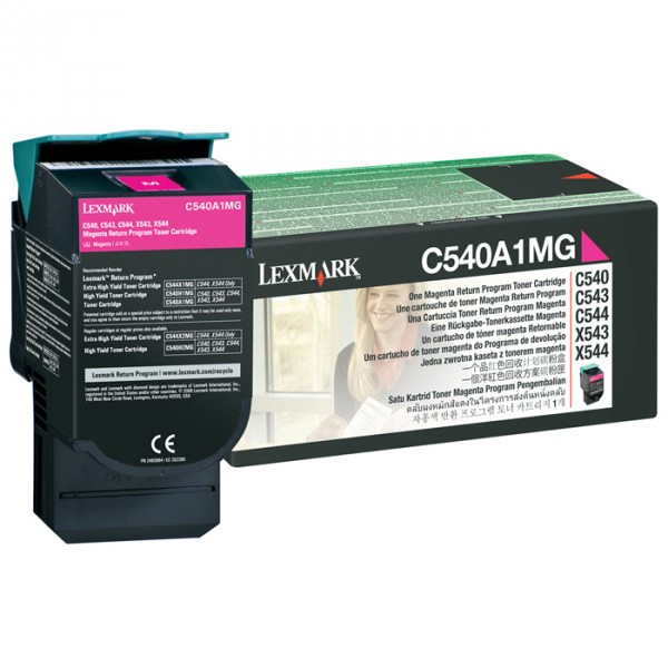 Lexmark C540A1MG toner (d'origine) - magenta 037028 - 1