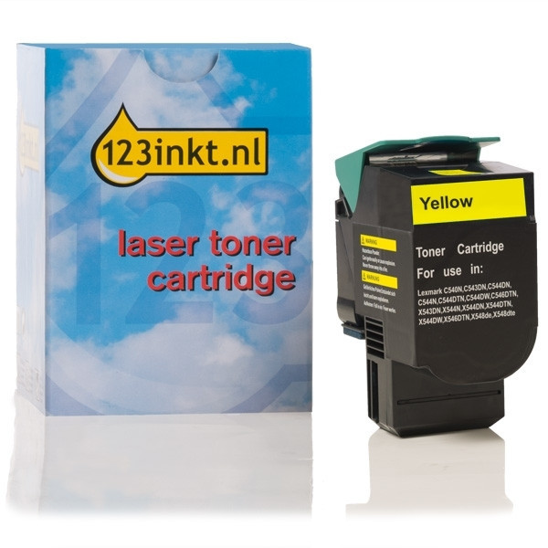Lexmark C540A1YG toner jaune (marque 123encre) 037031 - 1