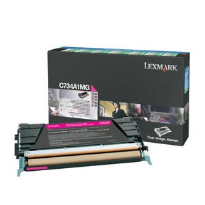 Lexmark C734A1MG toner (d'origine) - magenta 037072 - 1