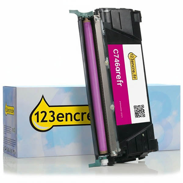 Lexmark C746A1MG toner (marque 123encre) - magenta 037211 - 1