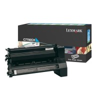 Lexmark C7700CH toner haute capacité (d'origine) - cyan 034875