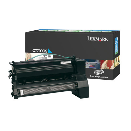 C7700CS Lexmark toner (d'origine) - cyan 034855 - 1