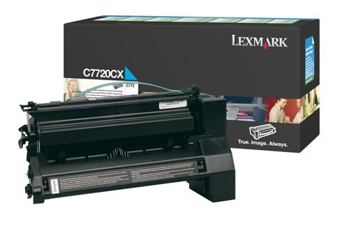 Lexmark C7720CX toner extra haute capacité (d'origine) - cyan 034960 - 1