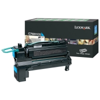 Lexmark C792X1CG toner haute capacité (d'origine) - cyan 037156