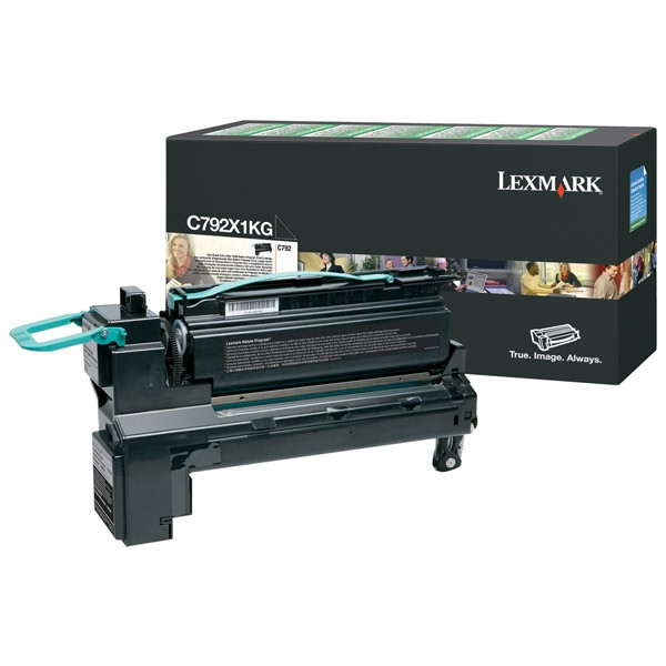 Lexmark C792X1KG toner haute capacité (d'origine) - noir 037154 - 1