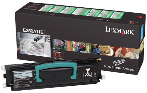 Lexmark E250A11E toner (d'origine) - noir 034890 - 1