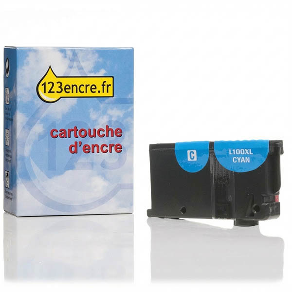 Lexmark N°100XL (14N1069E) cartouche d'encre cyan haute capacité (marque 123encre) 040425 - 1
