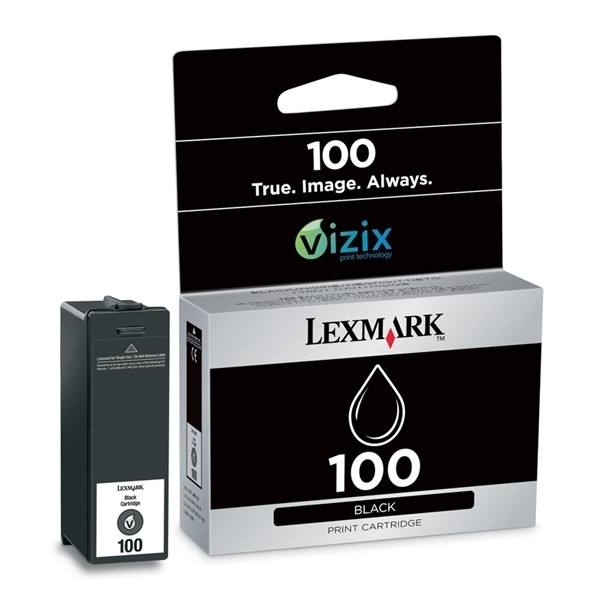 Lexmark N°100 (14N0820E) cartouche d'encre (d'origine) - noir 040414 - 1