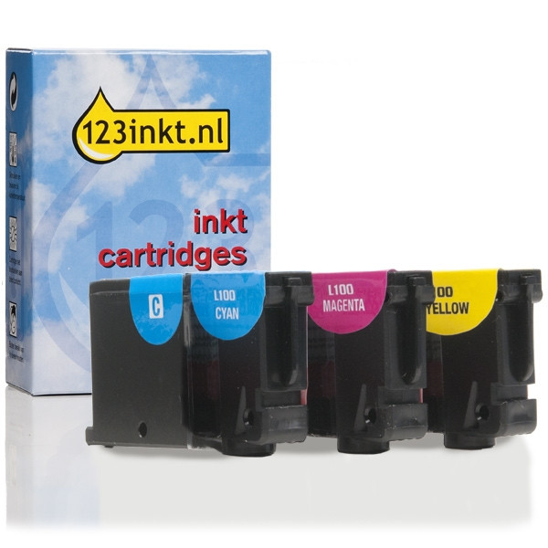 Lexmark N°100 (14N0849) multipack C/M/Y (marque 123encre) 040433 - 1