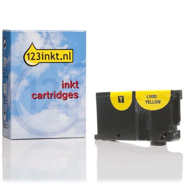 Lexmark N°100 (14N0902E) cartouche d'encre jaune (marque 123encre) 040421 - 1